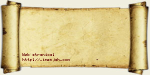 Isak Smiljković vizit kartica